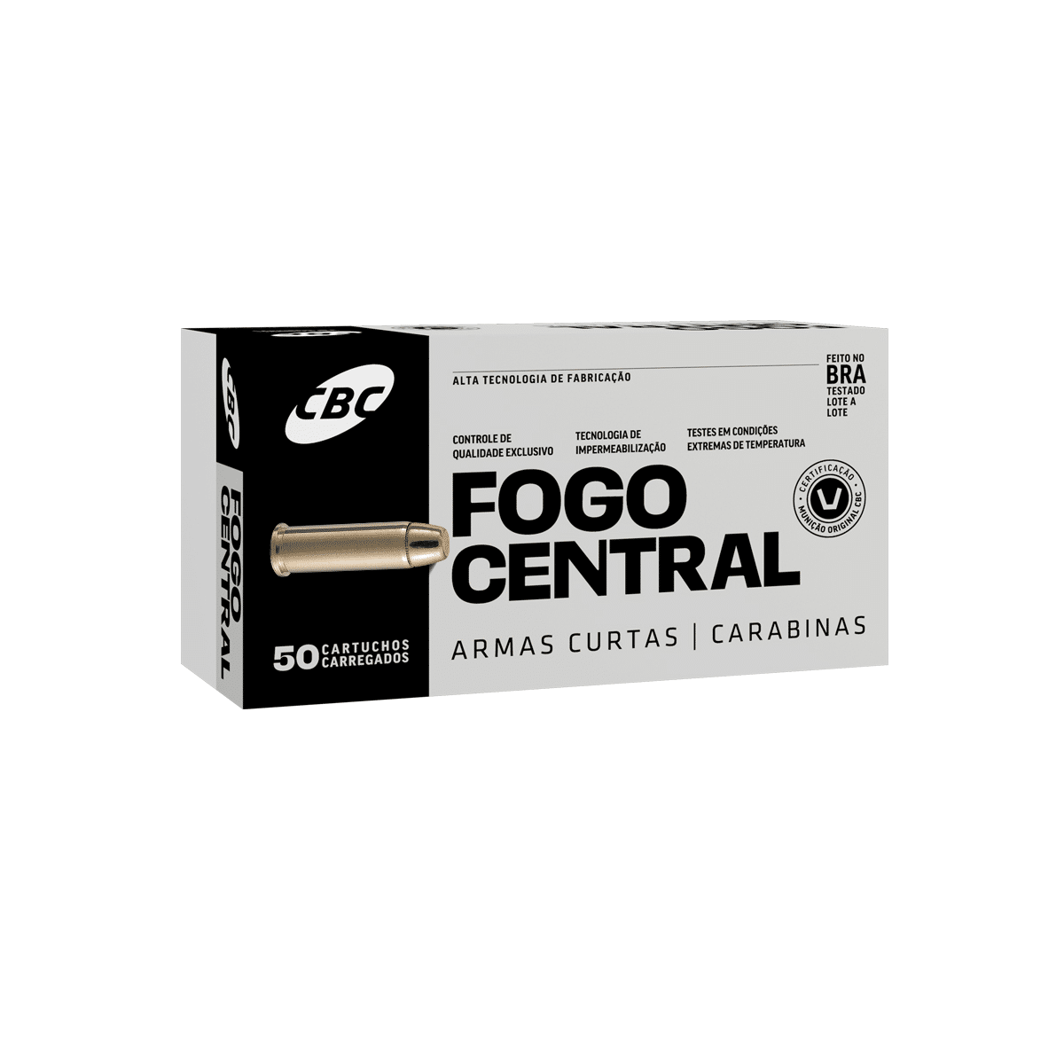 Munição CBC .38 SPL EOPP 158gr NTA